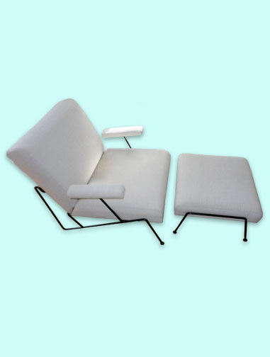 outdoor chair and ottoman mini